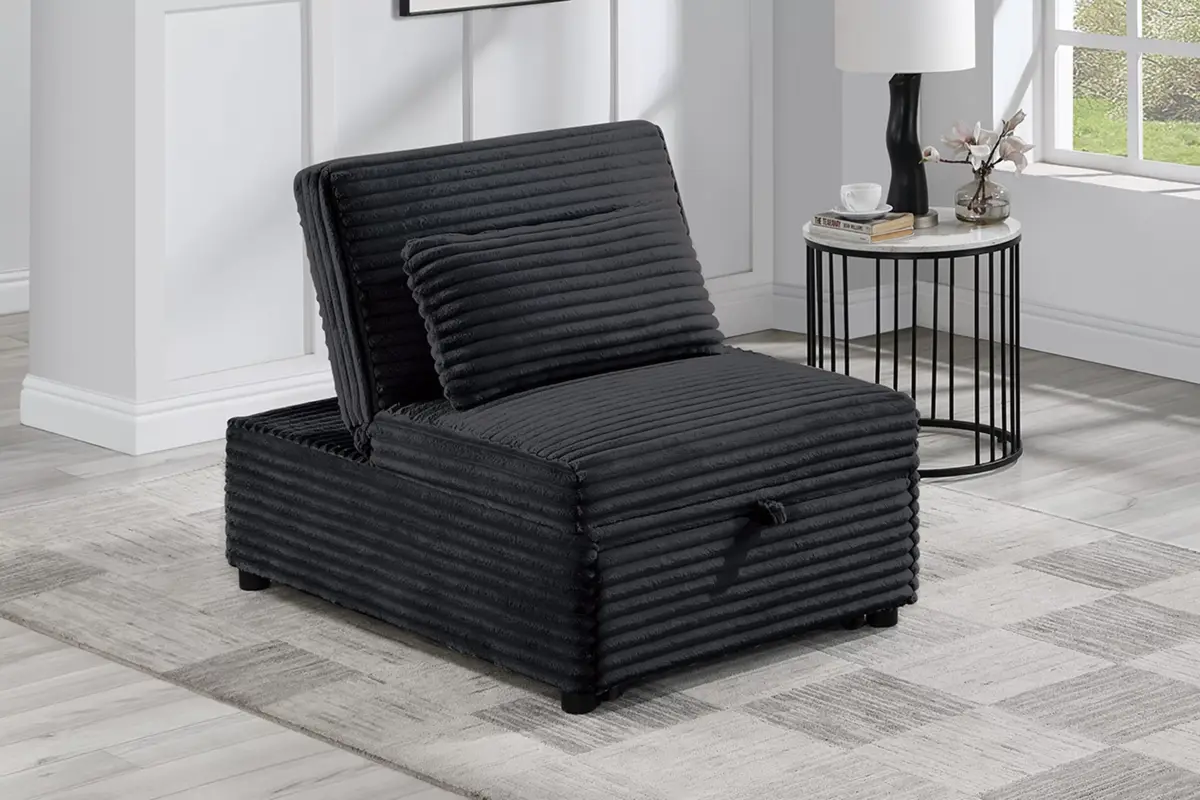 Convertible Sofa, Black