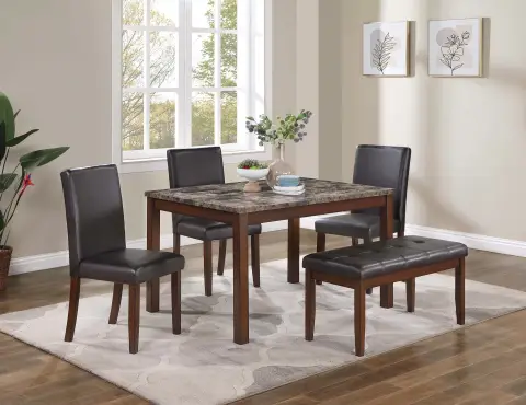 5-Pcs Dining Set, Espresso