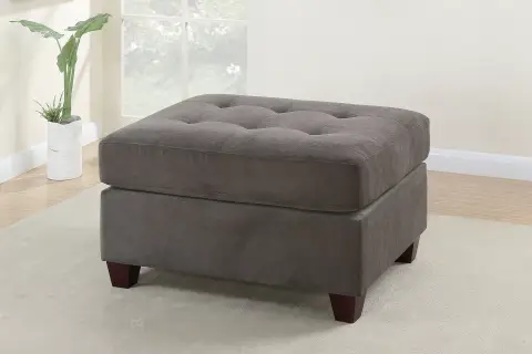 Cocktail Ottoman, Charcoal