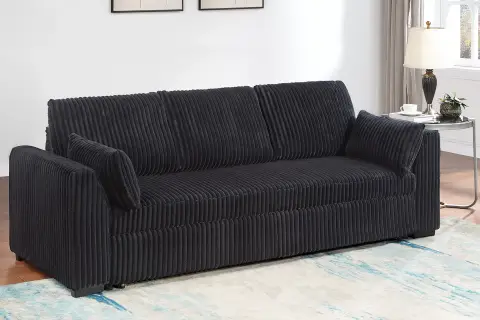 Convertible Sofa, Black