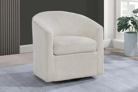 Swivel Chair, Beige