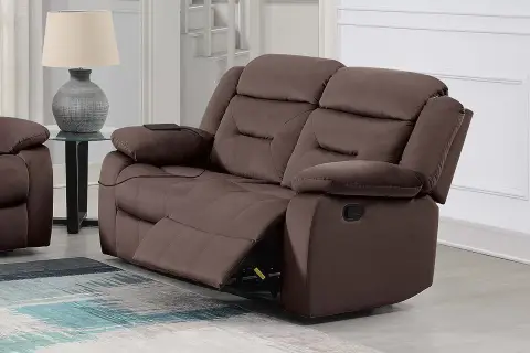 Motion Reclining Loveseat, Chocolate