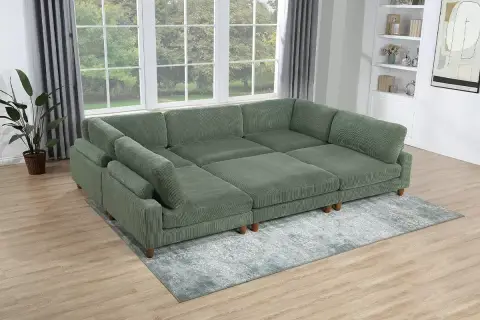 6-Pcs Modular Set, Warm Green