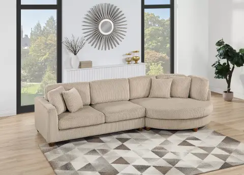 2-Piece Sectional Set XL, Camel