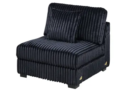 Armless Chair, Black