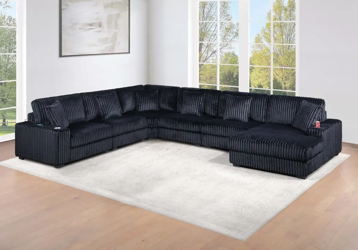 6-Piece Modular Set, Black