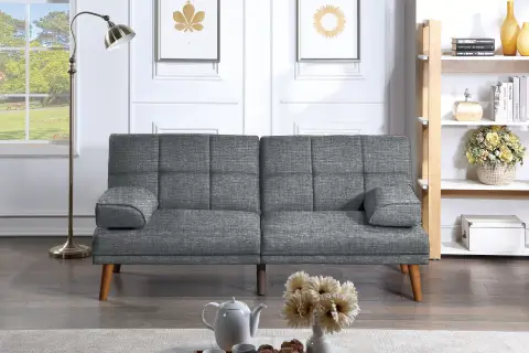 Adjustable Sofa, Blue Gray
