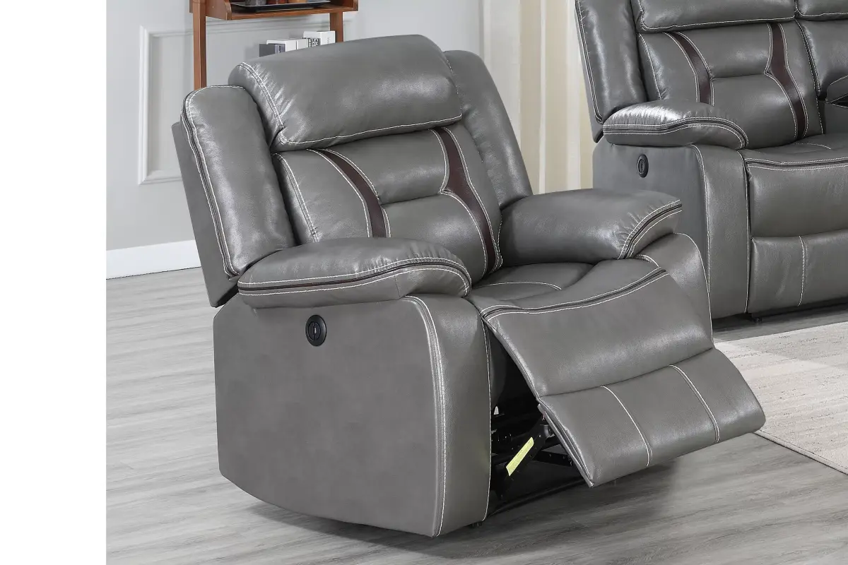 Power Glider Recliner, Gray