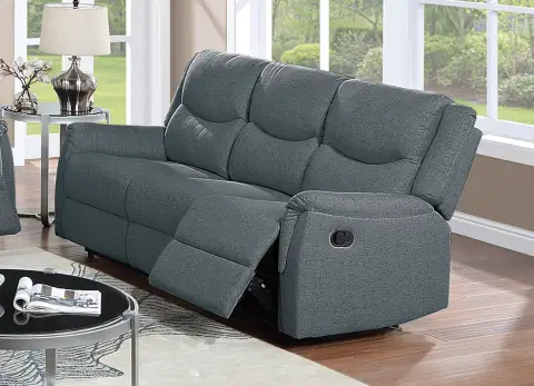 Recliner Sofa, Dark Gray