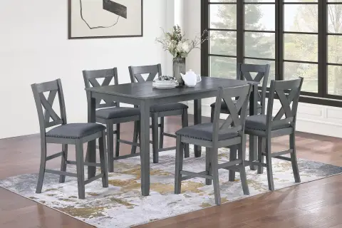 7-Piece Counter Height Dining Set