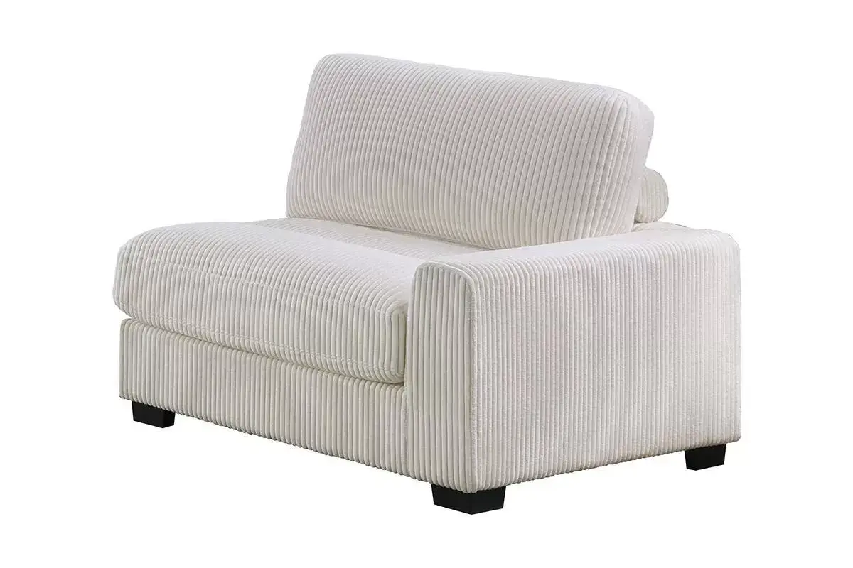 Right Arm Facing Chair, Beige