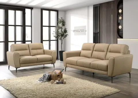 2-Piece Sofa Set, Taupe