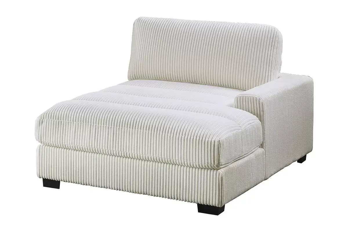 Right Arm Facing Chaise, Beige