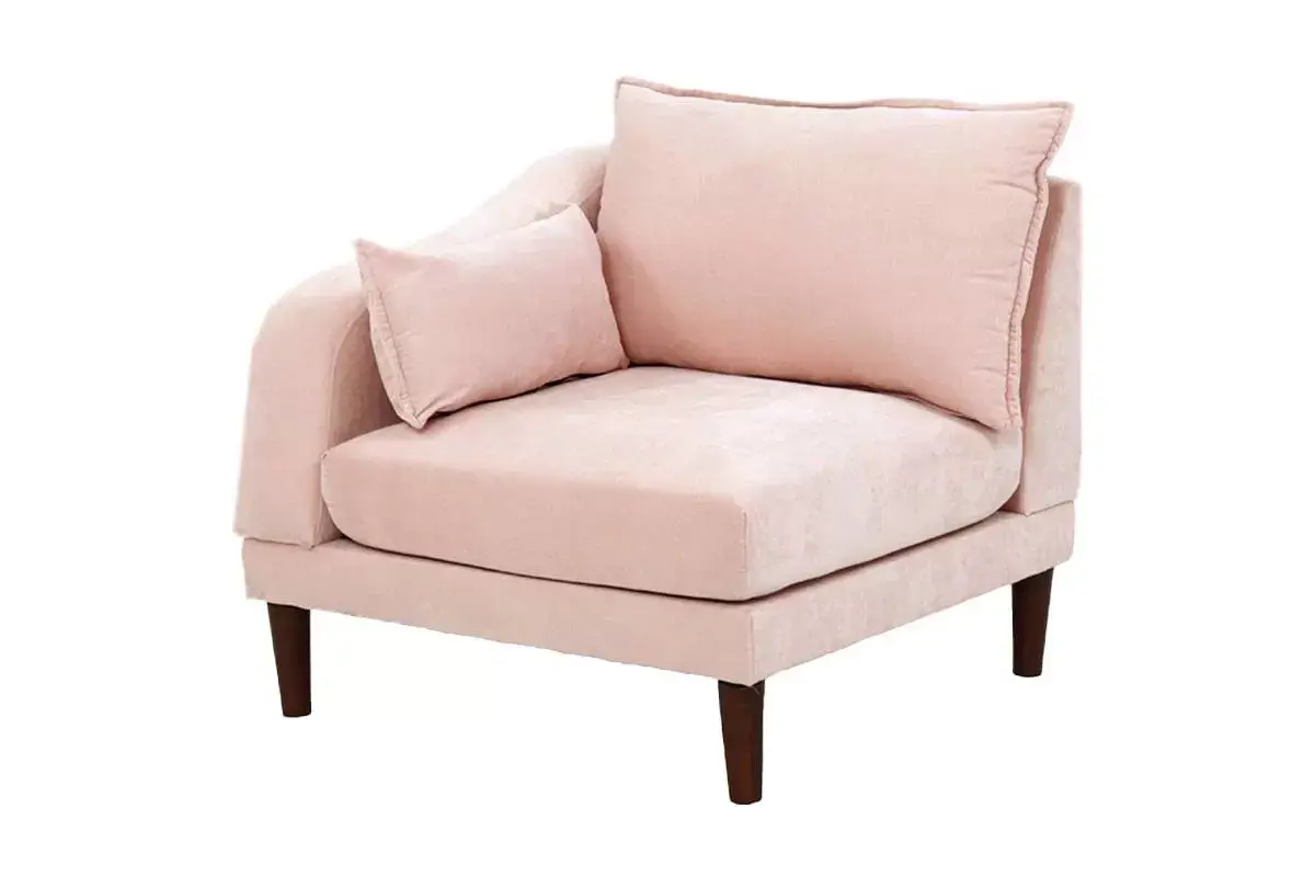 LAF/RAF One-Arm Chair, Blush