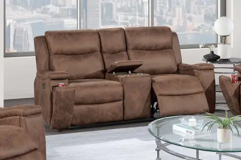 Motion Loveseat, Walnut