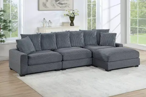 4-Pcs Modular Set, Dark Gray