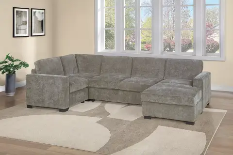 3-Piece Sectional Set, Light Brown