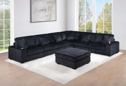 7-Piece Modular Set, Black