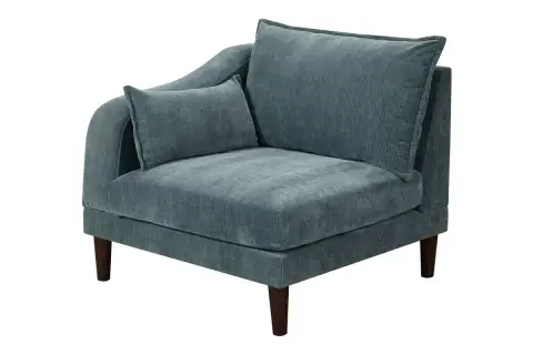 LAF/RAF One-Arm Chair, Mineral