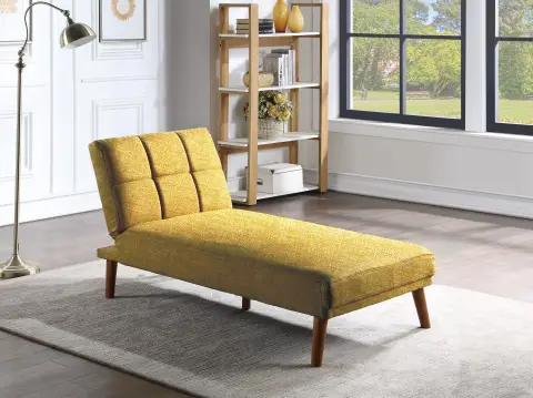 Adjustable Chaise, Mustard