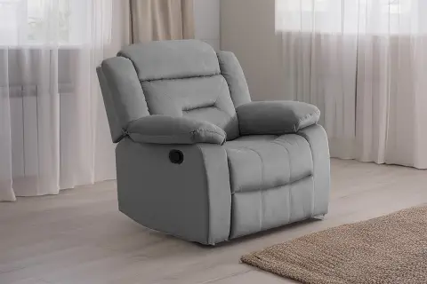Manual Recliner Single, Dark Gray