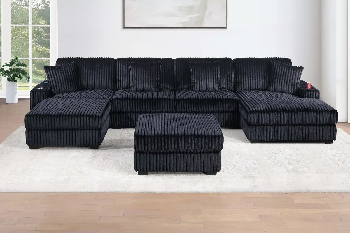 6-Piece Modular Set, Black