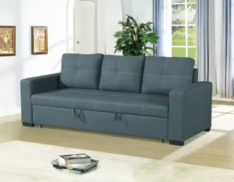 Convertible Sofa, Blue Gray